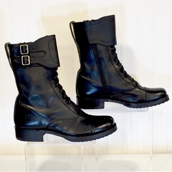 frye julie shield combat boot